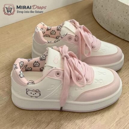 MiraiDrops Women’s Urban Comfort Sneakers – Casual Low-Top Fashion Shoes
